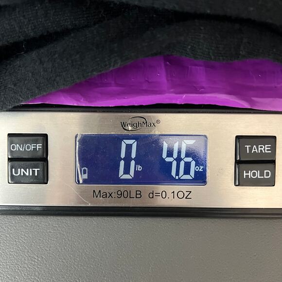 Monsoon Cashmere Blend Button Front 3/4 Sleeve Women's Black Cardigan Size 6 - Picture 9 of 9